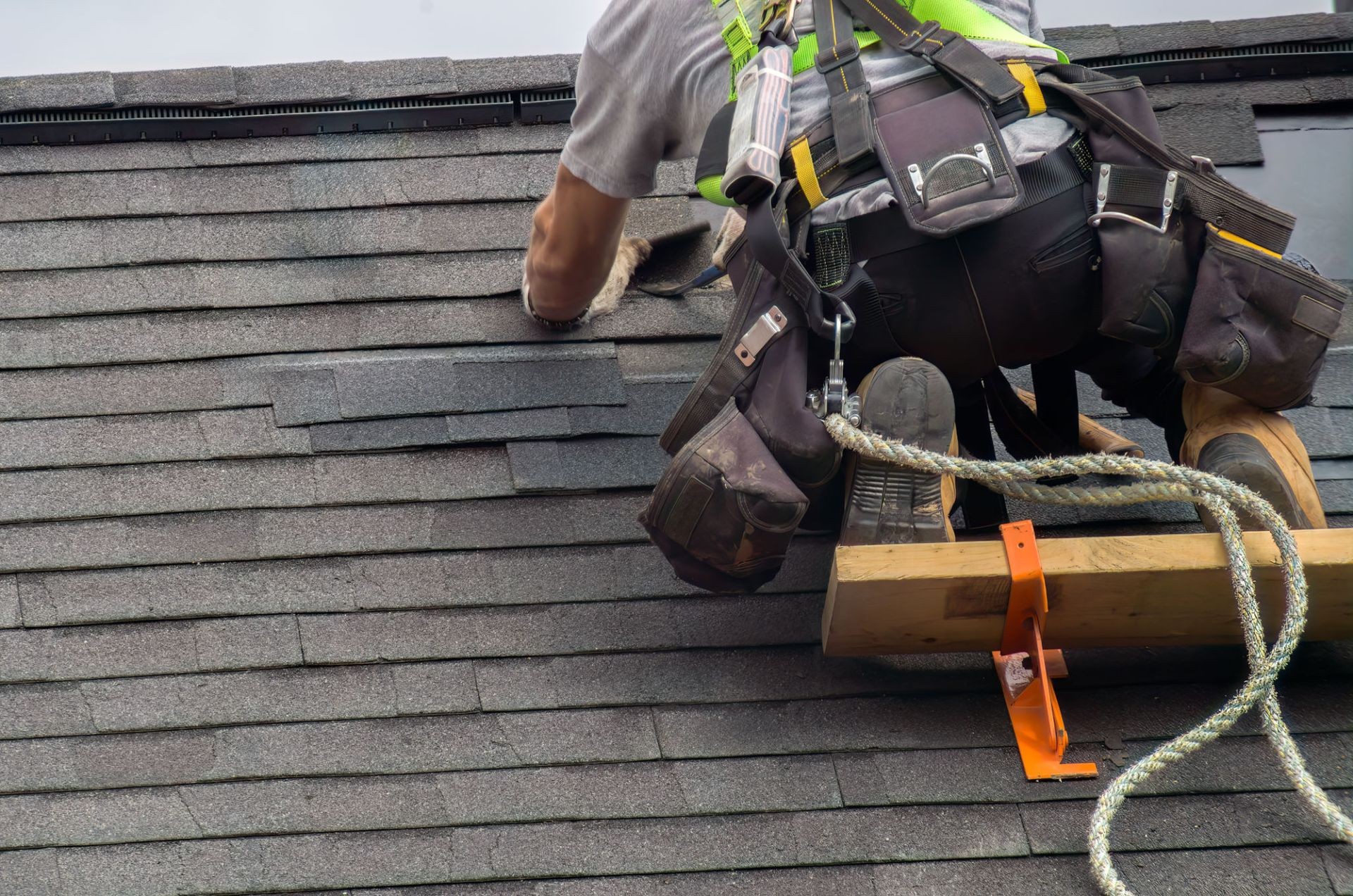 Installing a new roof in Ogden, offering high-quality materials to provide long-term durability and style.